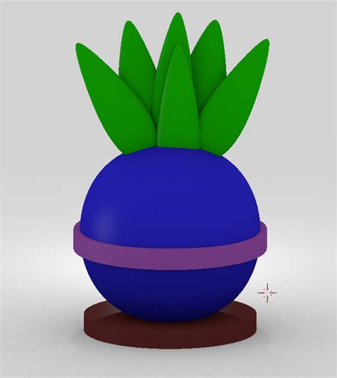 Descargar archivo STL gratis oddish pokeball Pokémon oddish pokebola