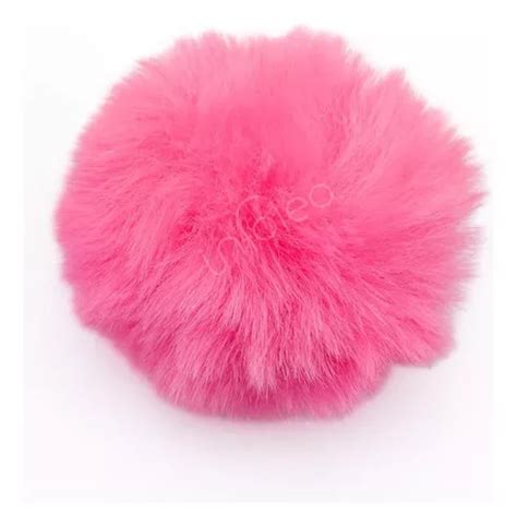 Bolinha Pel Cia Pompom Cm Rosa Chiclete El Stico Parcelamento