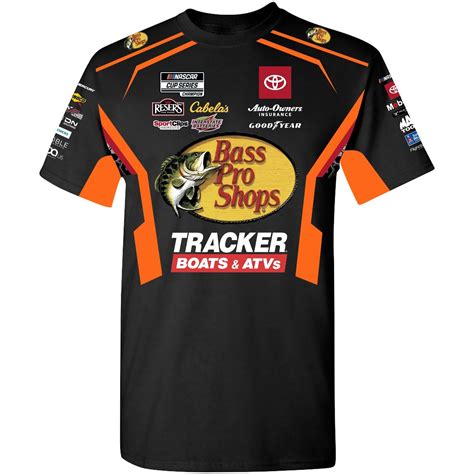 Martin Truex Jr 2024 Bass Pro Shops Sublimated Uniform Pit Crew T Shirt Sale M