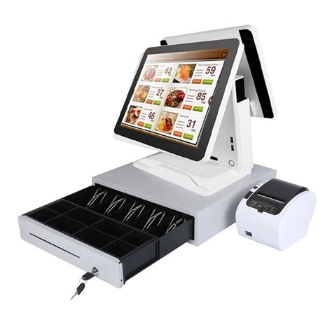 Inch Dual Screen Pos Terminal All In One Pos Pc Touch Screen Pos