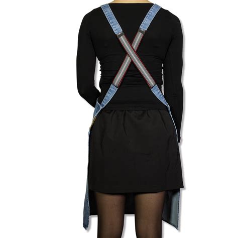 Dutch Deluxes Denim Suspender Apron In Blue Buy Online Today At Sous