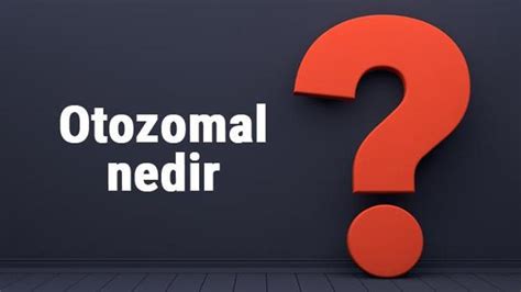 Otozomal nedir Otozomal baskın ne demek