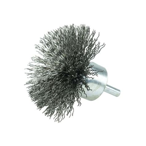 Weiler 3 Circular Flared Crimped Wire End Brush 020 Steel Fill