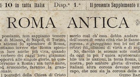 Vintage Italian Newspaper Roma Antica Full Cover 2 Vintage Newspaper