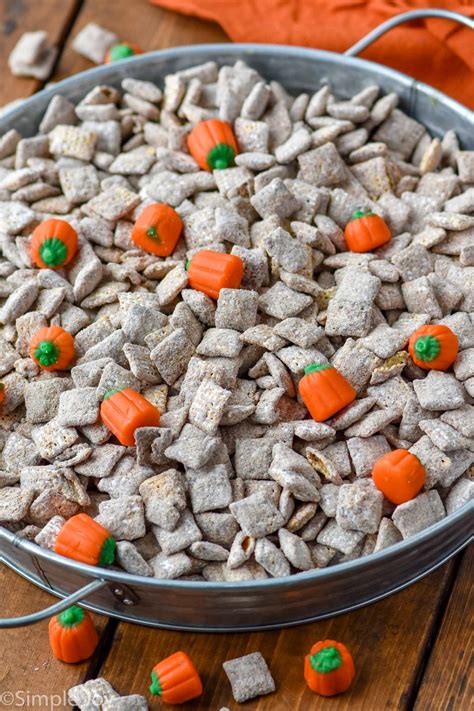 Pumpkin Spice Muddy Buddies Simple Joy