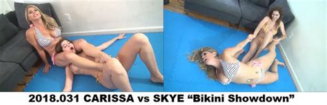 Super Action Fight Productions Clip Carissa Vs Skye Bikini Showdown Mp