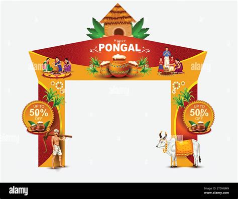 Pongal Celebration Idea Stock Vector Images Alamy