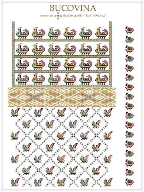 Semne Cusute Embroidery Patterns Folk Embroidery Cross Stitch Patterns