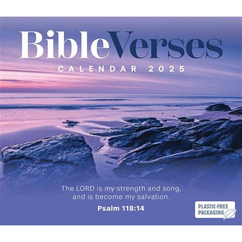 Bible Verses Desk Calendar 2025