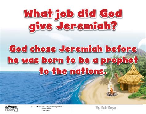 GPK God Called Jeremiah - GILEAD FRIENDS CHURCH