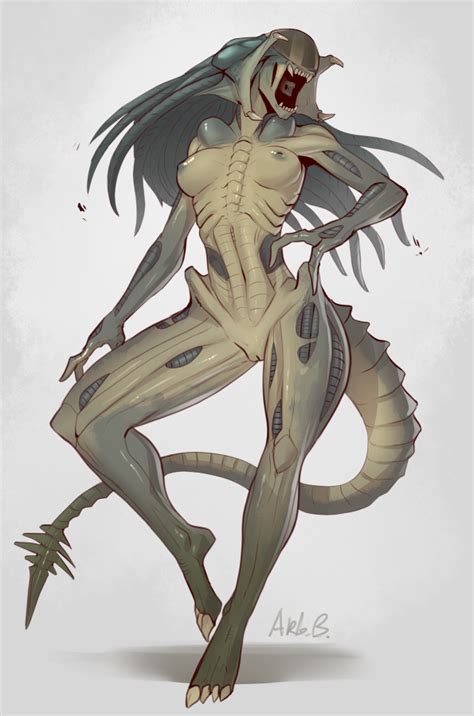 Alien Arbuzbudesh Artist Nsfw Alien Ero Avp Ero