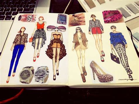 Animal Trend On Fashionary Fashion Model Sketch Fashion Drawing