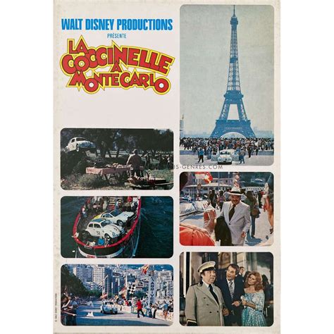 Herbie Goes To Monte Carlo French Herald 10x12 In 1977 2p