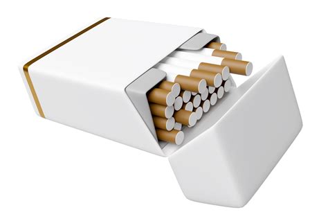 Open Cigarette Pack