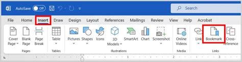 How To Use Bookmarks In Microsoft Word