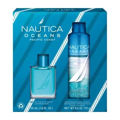 Nautica Pacific Coast Eau De Toilette Pc Gift Set Value Color