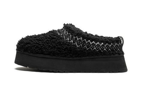 UGG TAZZ UGG BRAID WMNS "Heritage Braid - Black" - Stadium Goods