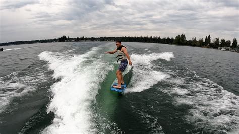 Looking for a thrilling activity out on the water? Try wakesurfing ...