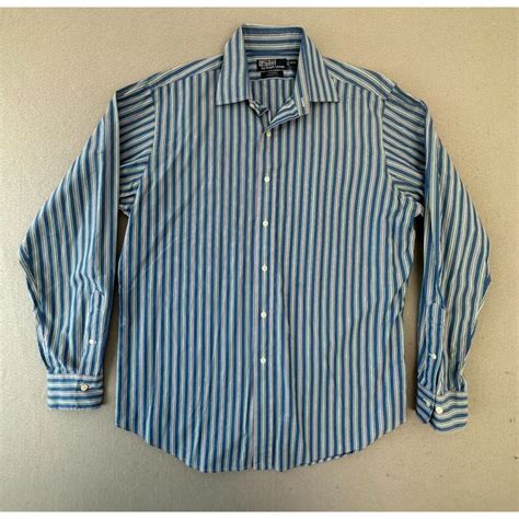 Polo Ralph Lauren Vintage Polo Ralph Lauren Button Down Shirt Adult Large Striped Curham Classic