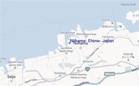 Niihama Ehime Japan Tide Station Location Guide