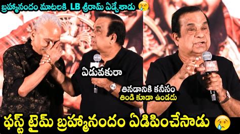 కననళల ఆగవ Brahmanandam Very Emotional Speech At Utsavam Movie