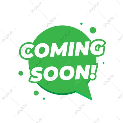 Coming Soon Poster Vector Design Images Coming Soon Flat Dialog Green