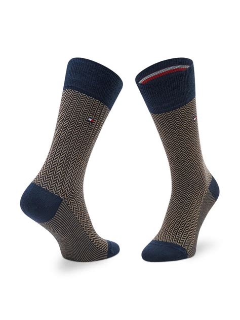 Tommy Hilfiger Lot De 2 Paires De Chaussettes Hautes Homme 701220237