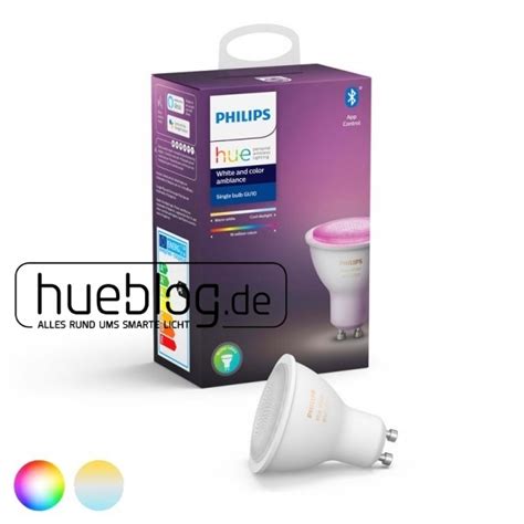 Philips Hue Kompakte Gu Lampe Mit Richer Colors Kommt Im August