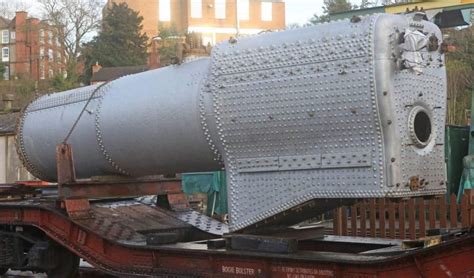 Boiler For Steam Locomotive 4930 Hagley Hall Returns To The Severn