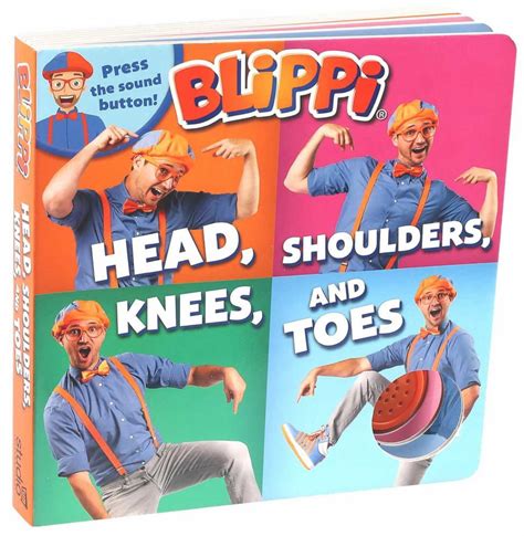 Blippi Head Shoulders Knees And Toes Board Book Walmart