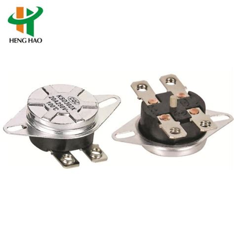 KSD302 Thermostat Water Heaters Use Bimetallic Thermal Switch From