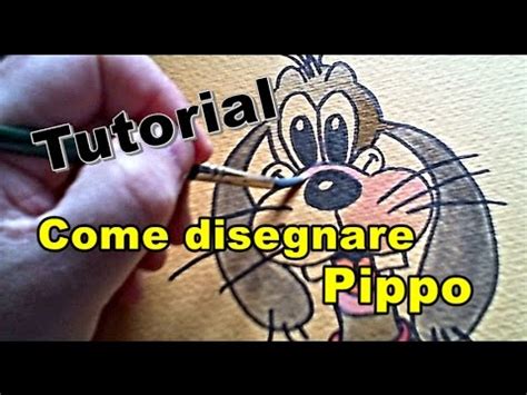 Tutorial Come Disegnare E Colorare Pippo How To Draw Goofy Disney