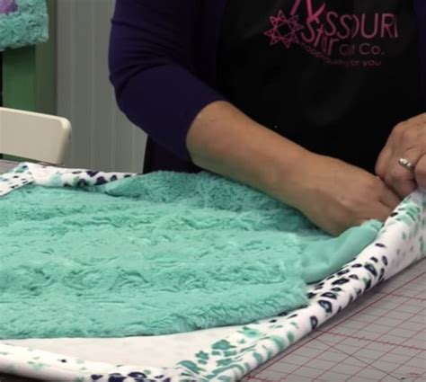 How To Make A Self Binding Baby Blanket