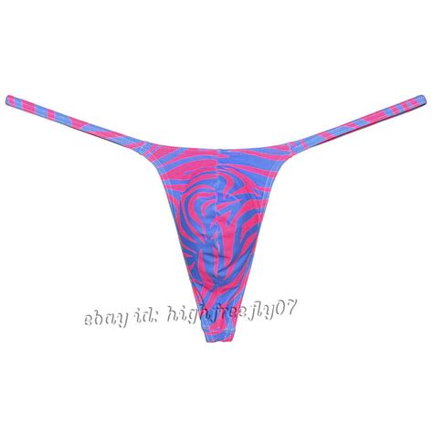 Men Posing Thong Underwear Micro Bikini Swim Tangas Slim Pouch G String Lingerie Ebay