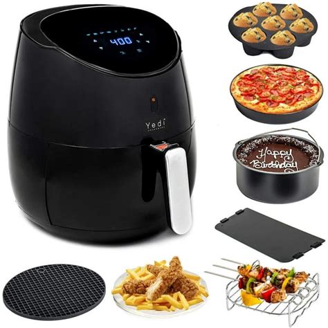 Yedi Total Package Air Fryer Deluxe Accessory Kit 100 Recipes 2 Year Warranty