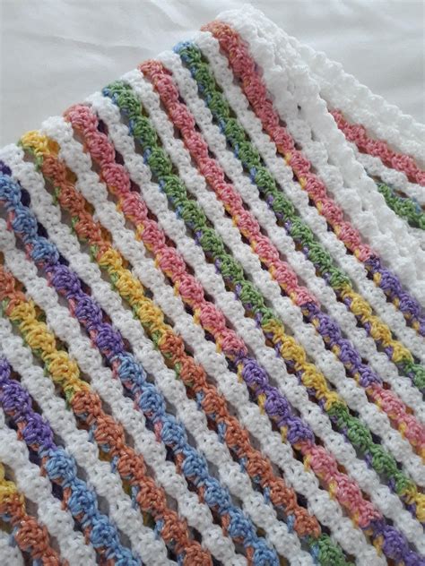 Back To Front Blanket Crochet Pattern By Linda Etheridge In