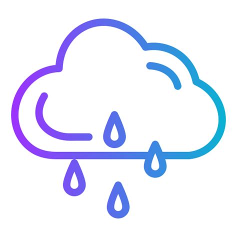 Rain cloud - Free weather icons