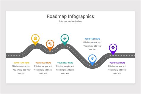 Horizontal Roadmap Powerpoint Template Nulivo Market