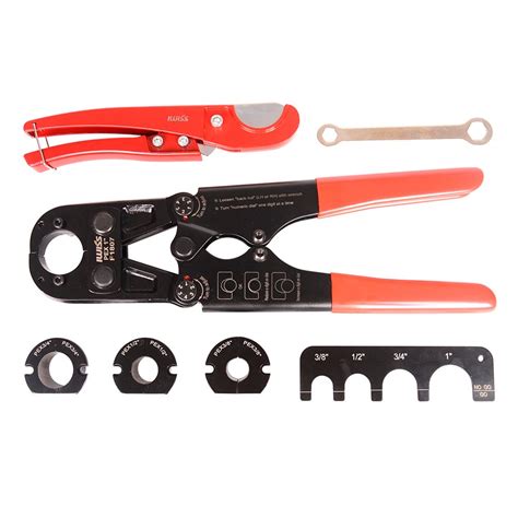 IWISS Pex Pipe Crimping Tool kit for 3/8",1/2",3/4",1" Copper Ring with Free 680491199294 | eBay