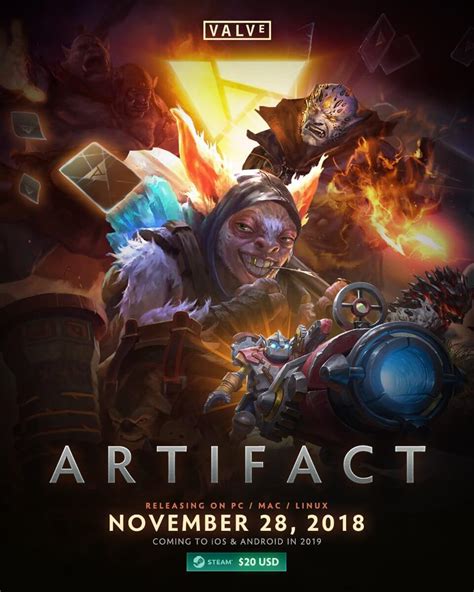 Valve Announces Launch Date For Artifact The Card Game Inspired By