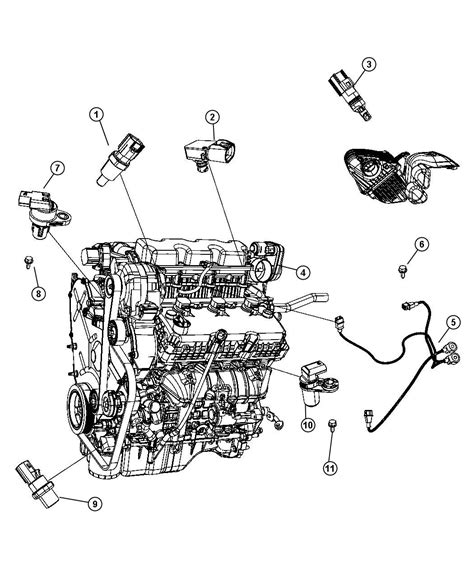 Dodge Avenger Sensor Map 68199324AB Mopar Parts Overstock Lakeland FL