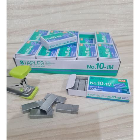 Jual Isi Staples Max No Isi Jepretan Kecil Shopee Indonesia