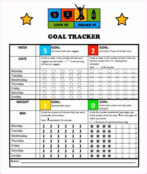 Free Goal Setting Template Excel