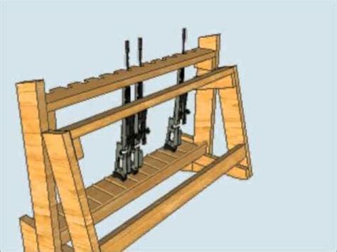 Popular Rifle rack plans