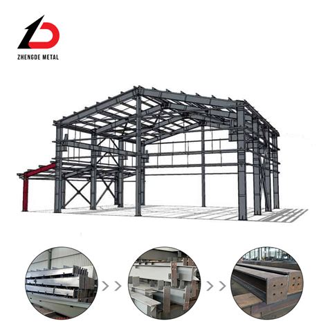 Free Designed Steel H Beam C Channel Customized Size Steel Structure