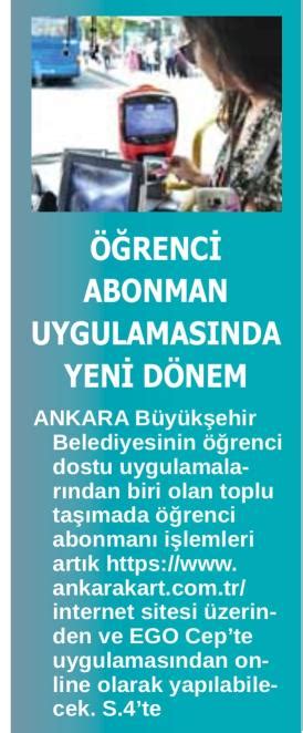 EGO Genel Müdürlüğü on Twitter 24 Saat 02 01 2023 Öğrenci abonman