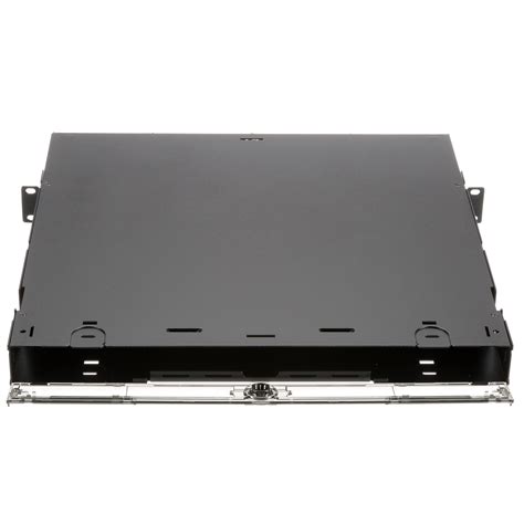 PANDUIT FCE1U 1RU Opticom Rack Mount Fiber Enclosure, Black
