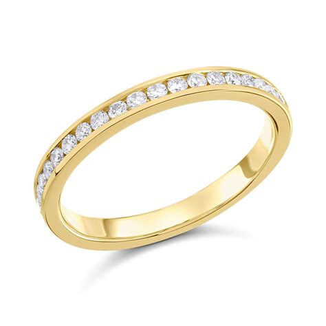 Ct Gold Diamond Half Eternity Ring Ct Agi Certificated D