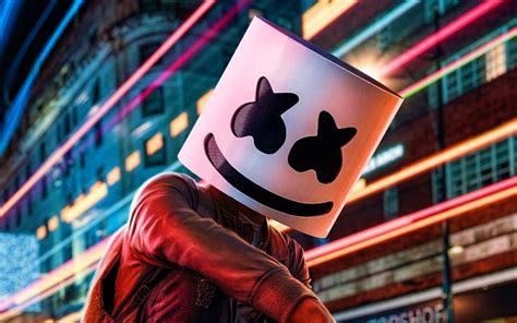 Descargar 4k Marshmello Calle Christopher Comstock Fan Art