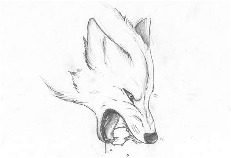 Angry Wolf Eyes Drawings